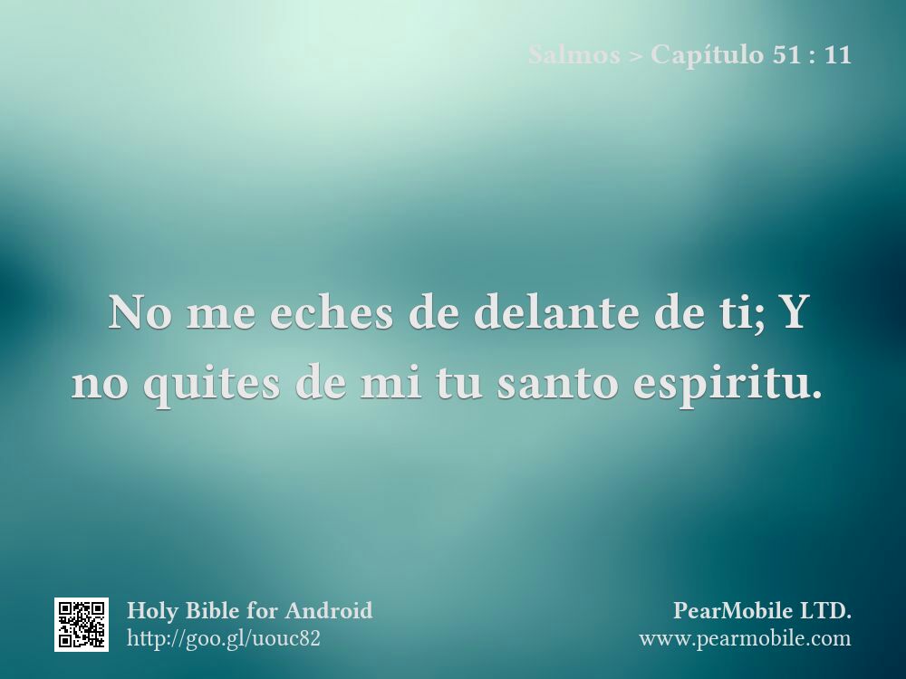 Salmos, Capítulo 51:11